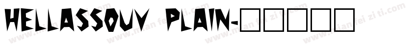 HellasSouv Plain字体转换